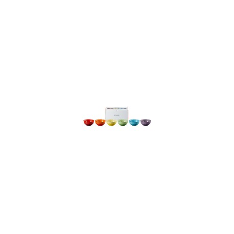 Set 6 Bowl Mini Rainbow 180ml